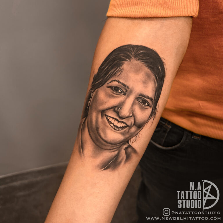 mother portrait tattoo