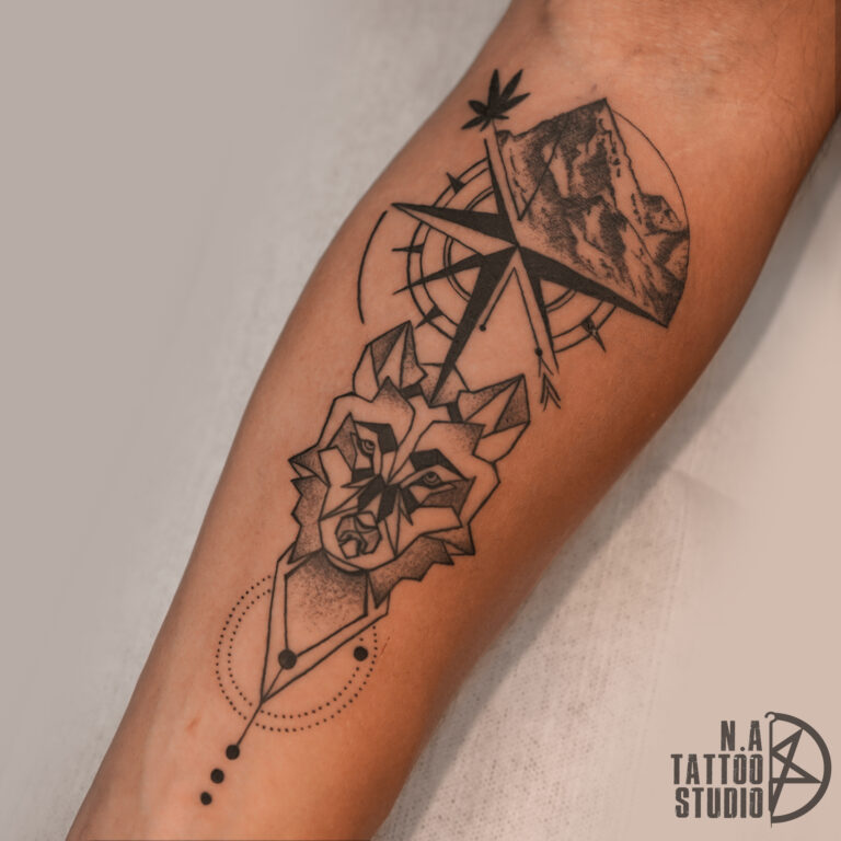 Compass Tattoo Travel Tattoo Plant Based Tattoo Semi Permanent Tattoo –  INKT STUDIOS