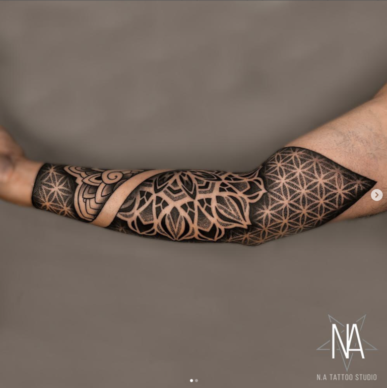 mandala tattoo sleeve