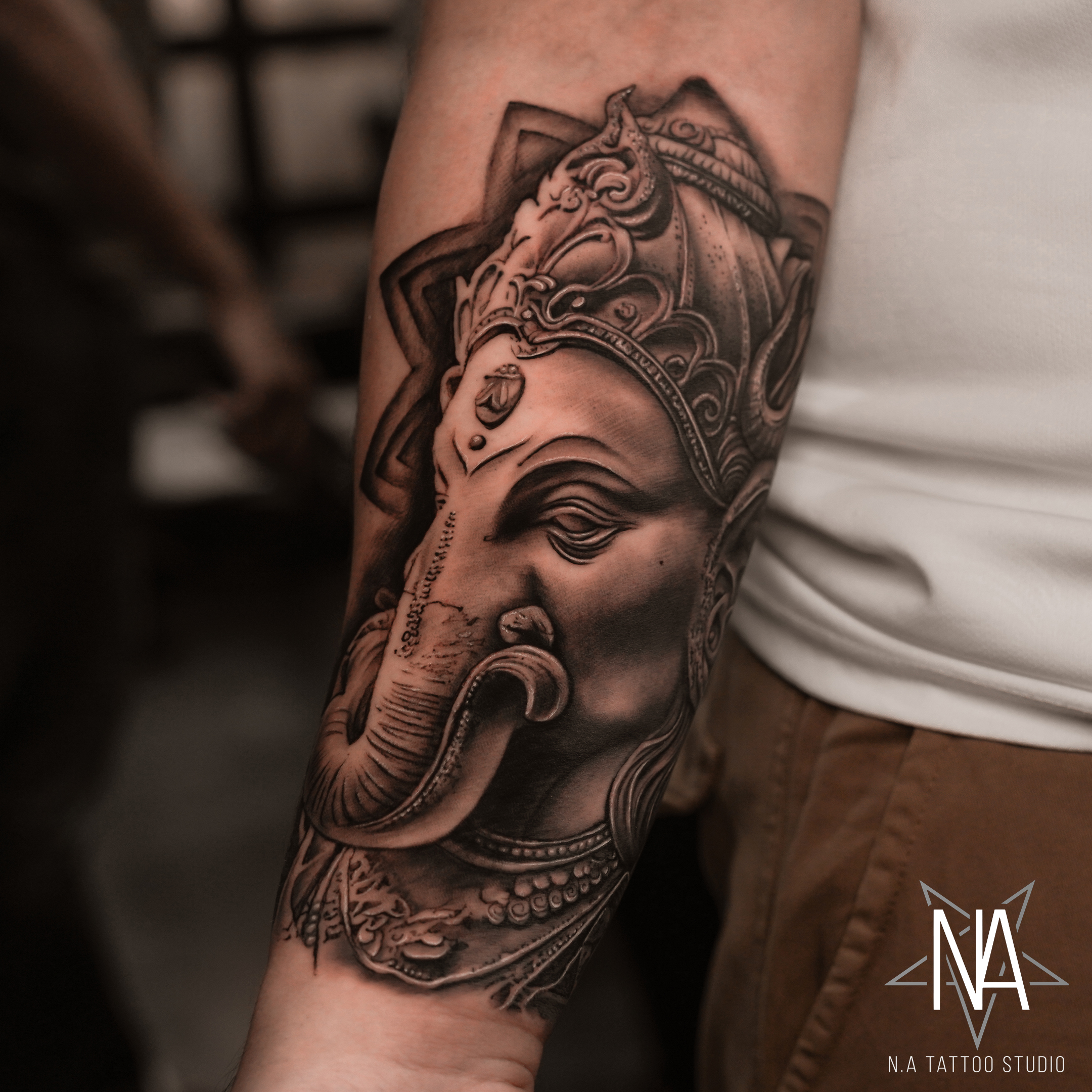 About Shiva Ganesha Tattoo by Mukesh, Moksha Tattoo Goa India.