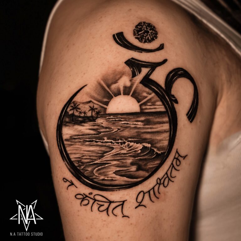 Om custom tattoo