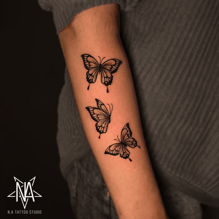 butterfly tattoo natattoostudio